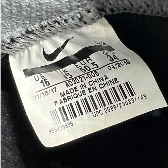 Vapor Untouchable Pro Speed 3 TD Black/Gray Football Cleat AO3021-005 Sz 16 NEW main image 8